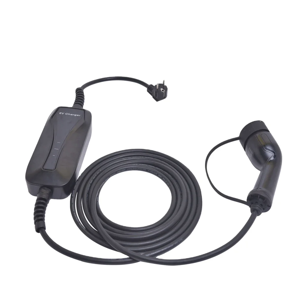 5 м Тип 2 портативное зарядное устройство для электромобилей Стандарт Европы 62752
