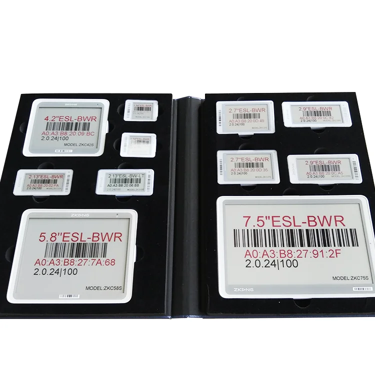 Zkong Factory Supply Supper Maket Esl System Electronic Shelf Label Demo Kit