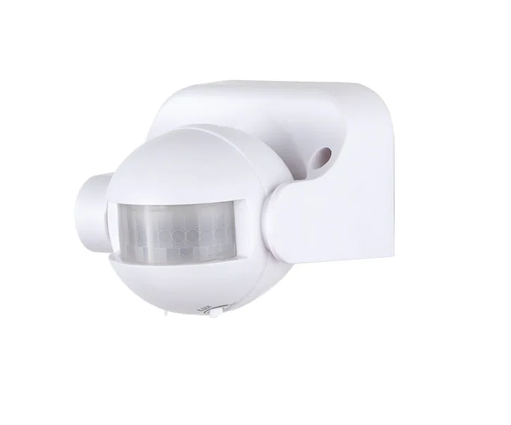 Infrared Sensor Switch IP44 Outdoor PIR Security Motion Sensor with 180 Degree Induction Angle Induction Distance 12 m