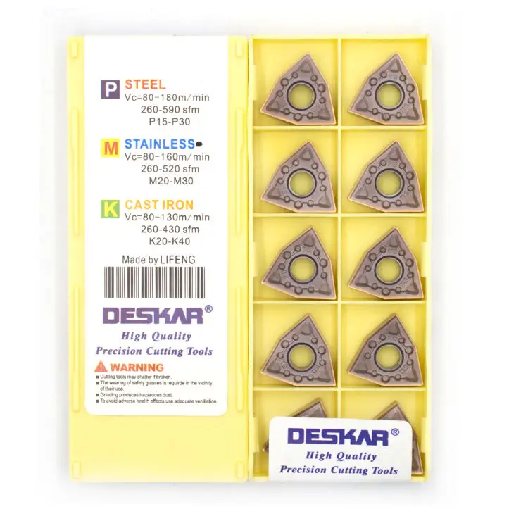 DESKAR WNMG080404-JMS WNMG080408-JMS LF6018 External Turning Tools CNC Lathe Cutting Tools For Stainless Steel