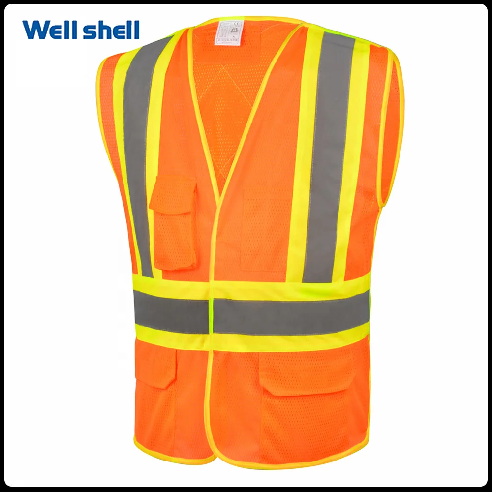 
Police Security Safety Vest reflectorized vest ANSI safety vest 