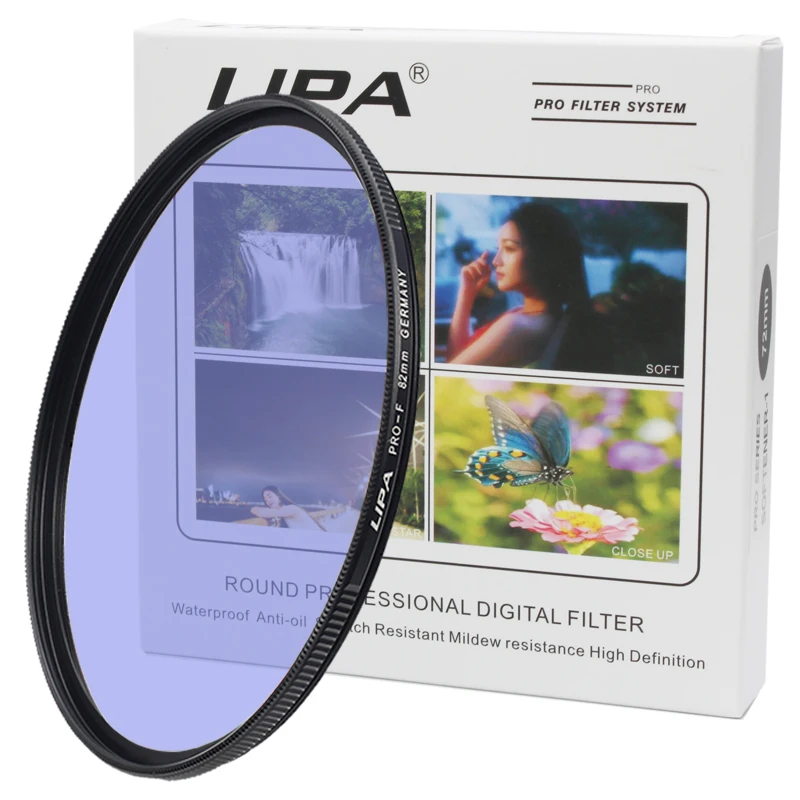high quality optical filter 52-82mm CPL Neutral Night filter with camera filter