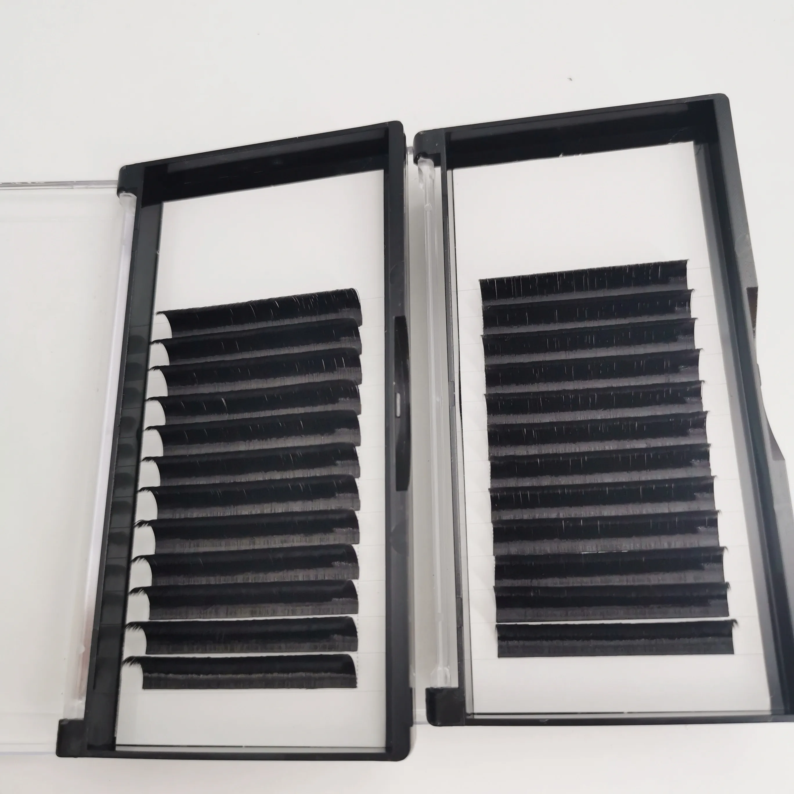 Soft eyelashes private label wholesale mink lashes  individual eyelash extensions tray eyelashes