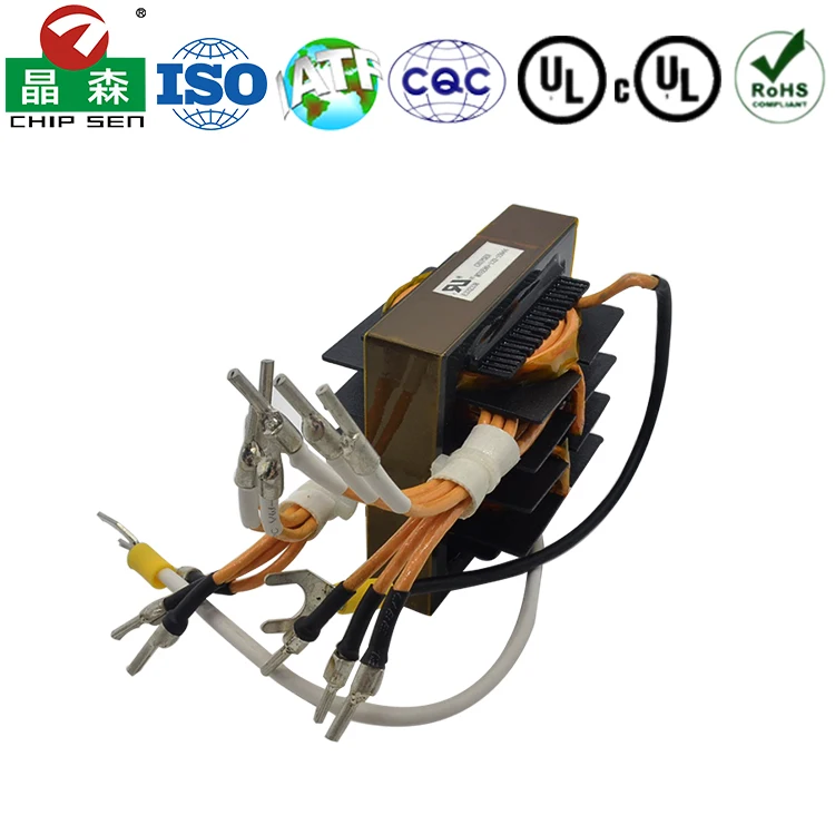 Ferrite core ignition small led step up 12v to 220v  EE80 flyback smps ozone single phase  electric high frequency transformer