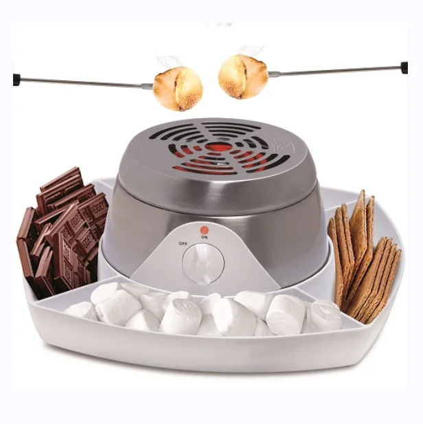 Электрический беспламенный Зефир из нержавеющей стали S'mores