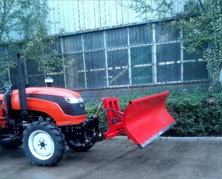 Mini farm tractor front end loader mounted removable snow plow snow blade for sale in Canada America