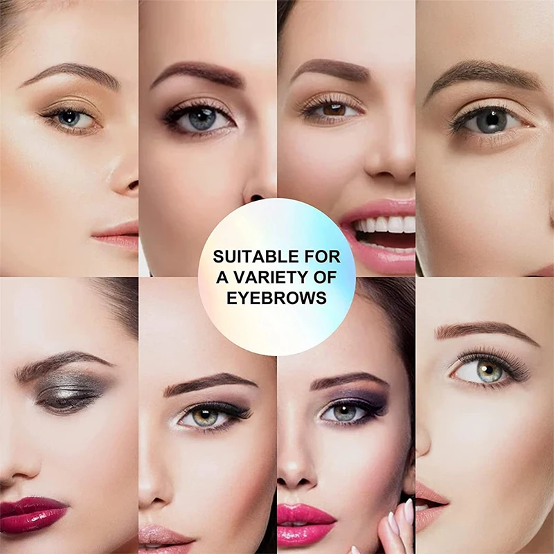 Wholesale Eyebrow Print Mold Set Hairline Refill Makeup Eyebrow Hairline Powder Brow Products For Ladies Women