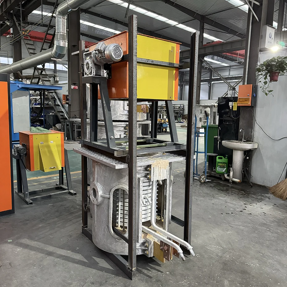 Best Selling Platinum Melting Induction Furnace Metal Melting Furnace 1Ton Induction Furnace For Gold