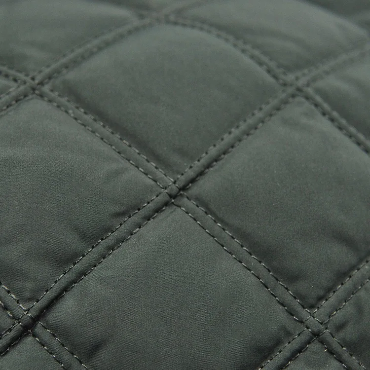 Comfortable double woven channel fabric 210T pongee cotton quilt for down jacket