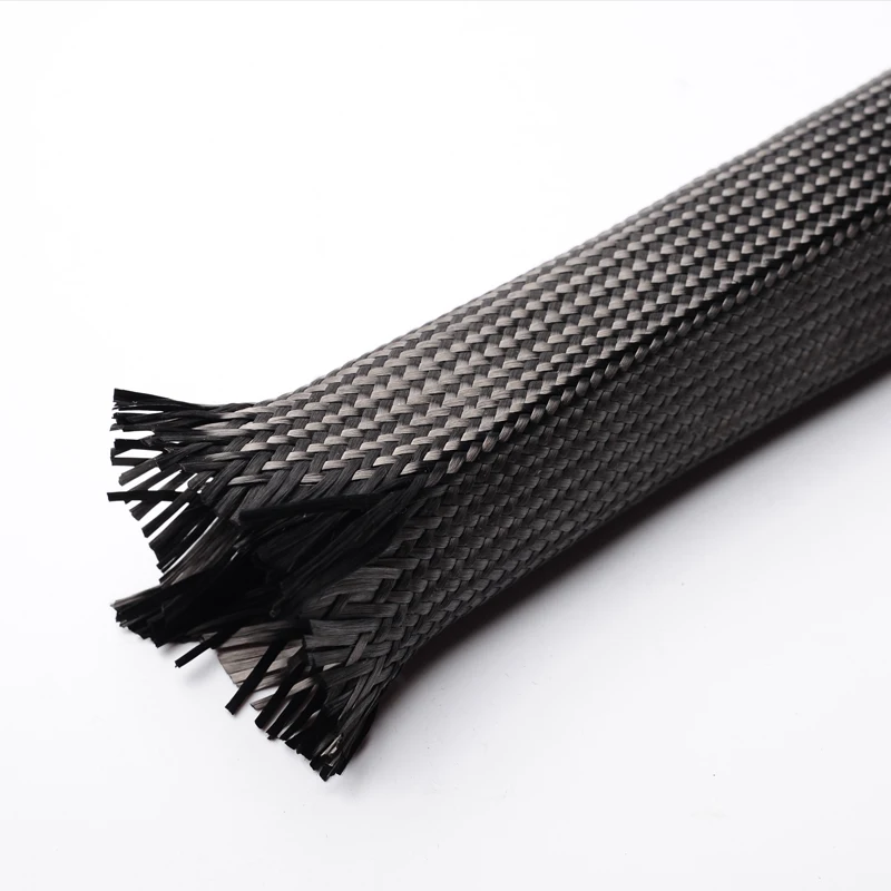 40mm Carbon Fiber Sleeve carbon fiber braided