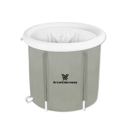 Inflatable Ice Bath Tub cold plunge Portable PVC Folding Fitness Large recovery pod - ice bath Bath tube Cold Plunge Tub
