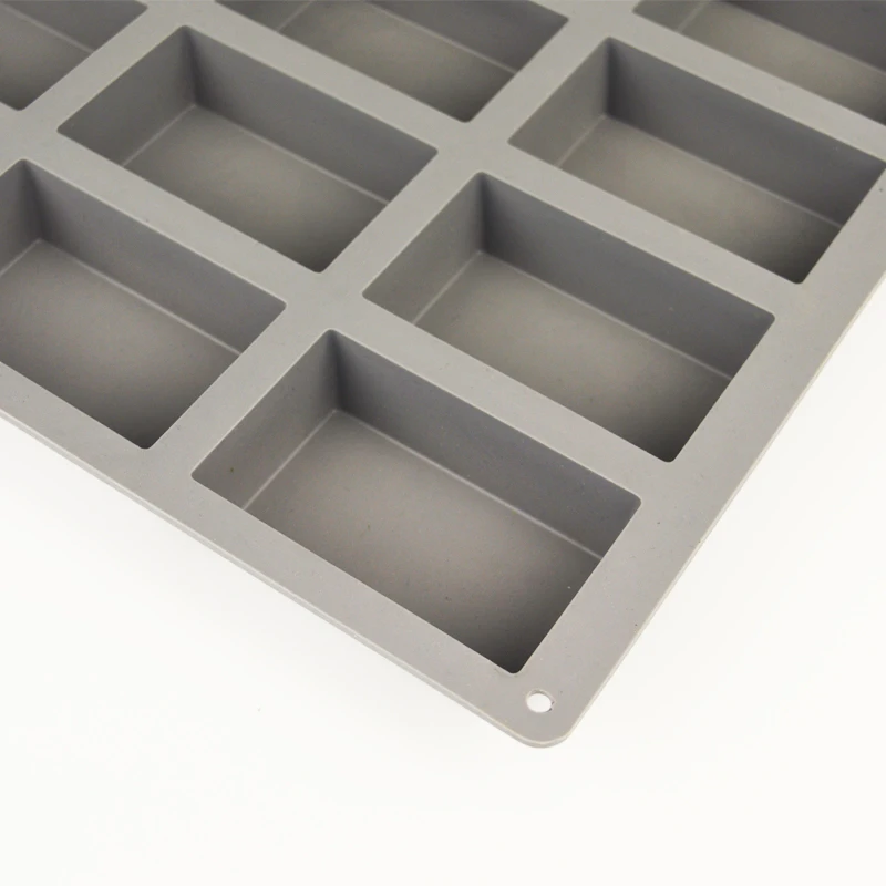 Square Chocolate Cake Mould Silicone Wholesale High Quality 20 Lattice Bakery Cake Silicone Molds