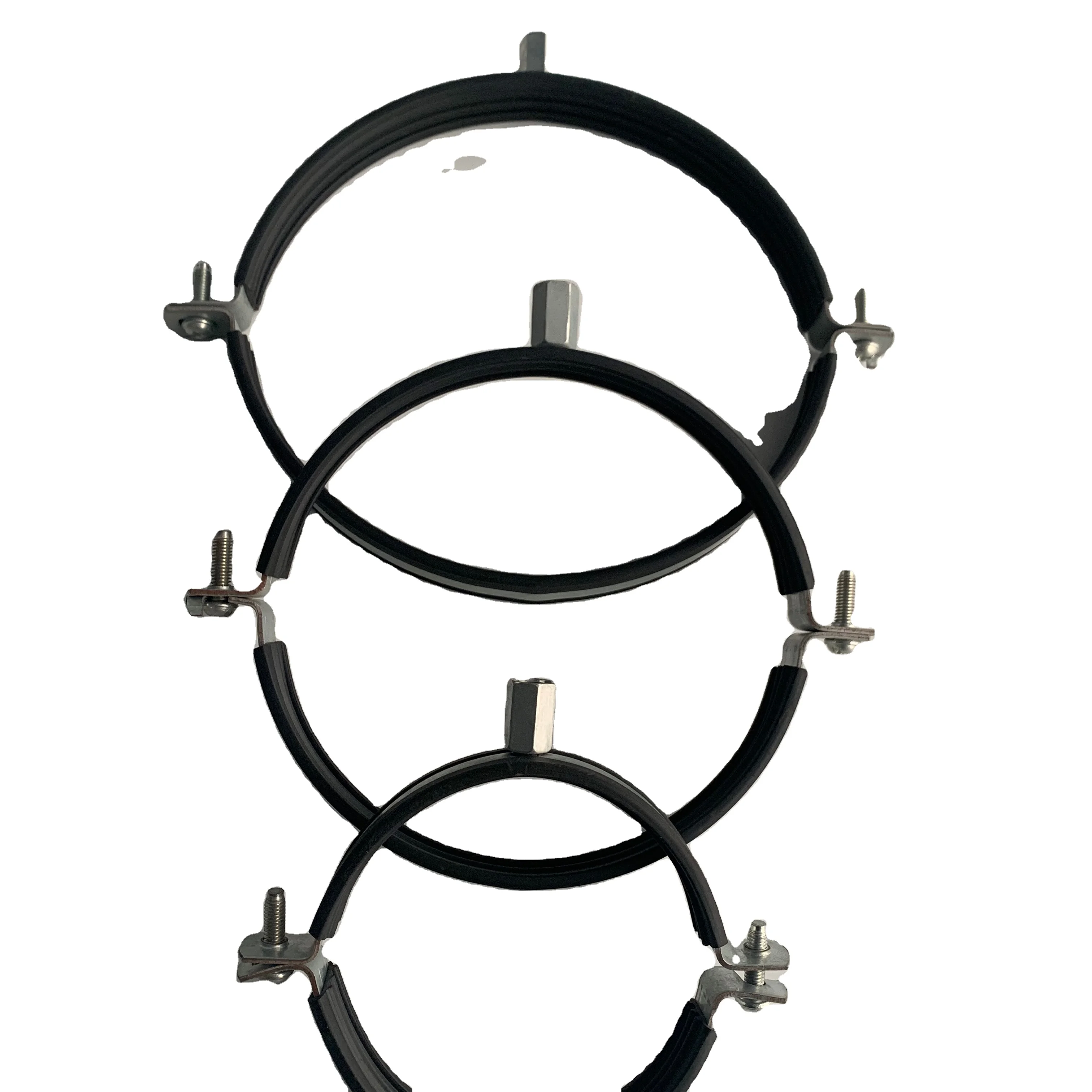 Rubber Lined Split Clamps, Duct Suspension Clamps
