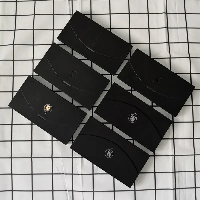 Custom Logo Cardboard Packaging Phone Case Packaging Flat Kraft Paper Phone Case Packing Packaging Box