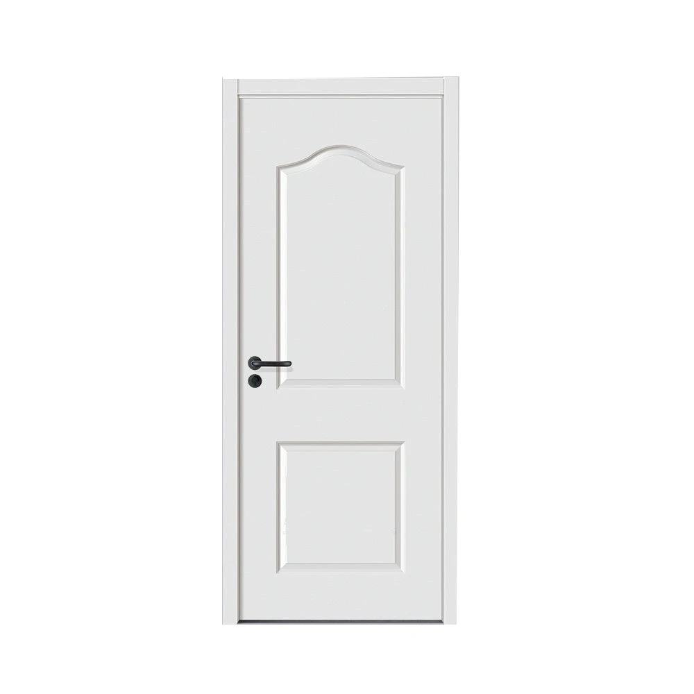 White prime American Simple Design Internal Room Home HDF MDF Panel Solid Wooden Veneer Modern Interior Door