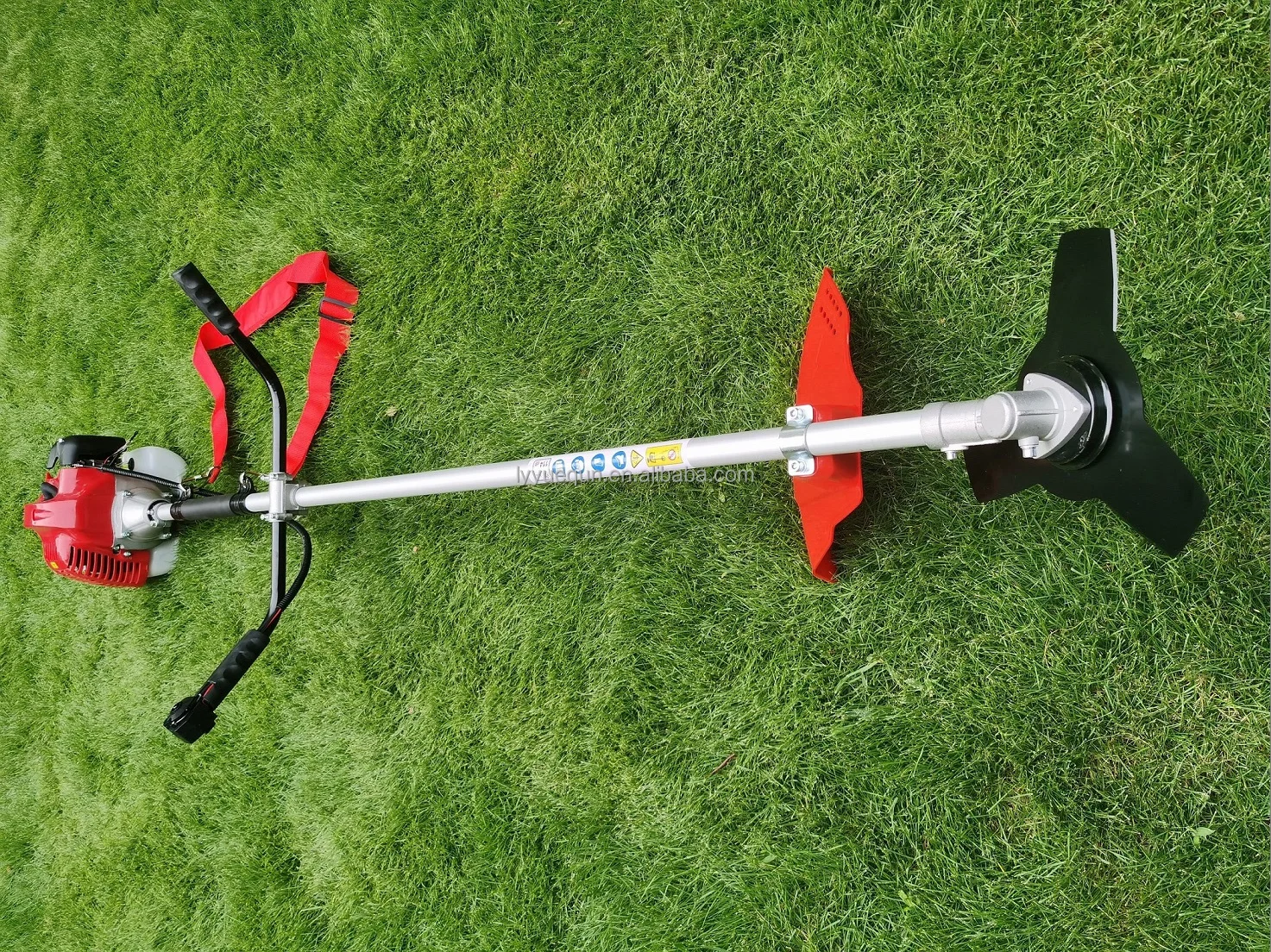 Shoulder brush cutter garden 52cc gasoline metal blade nylon string weed wacker brush cutter grass trimmer