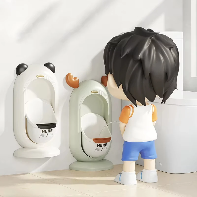 Cute Design Adjustable In Height Baby Kids Potty Training Standing Wall Hanging Urinal For Boys Kids