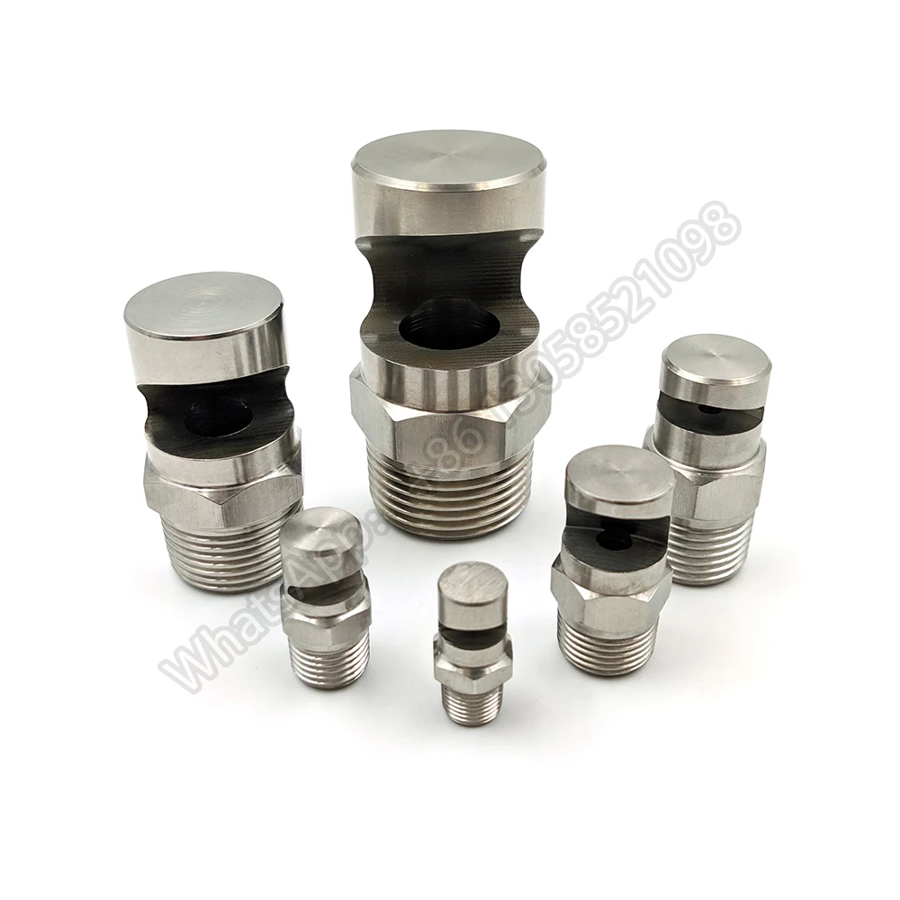 FY  Stainless steel Flat Fan Spray Nozzle, Deflector Washing and Cleaning Nozzle, Wide Angle Flat Fan Nozzle