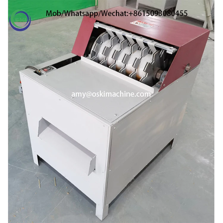 Двухточечная машина для производства бамбуковых зубочисток, оригинальная машина для продольной резки бамбука