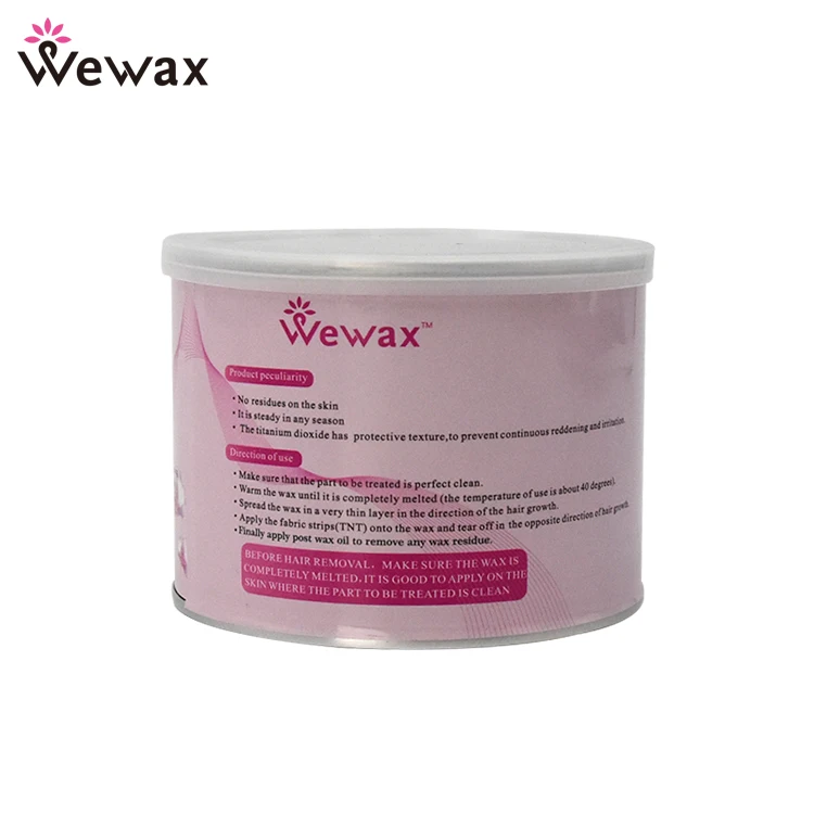 Private Label Hair Removal Wax Product Soft Depilatory Wax Tin