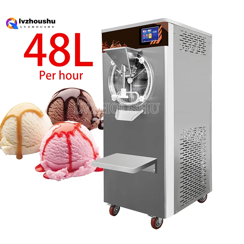Factory price Vertical Batch Freezer Air Cooled Commercial Ice Cream Machine  Ice Cream Maker Fast Cooling Carpigiani Cheap