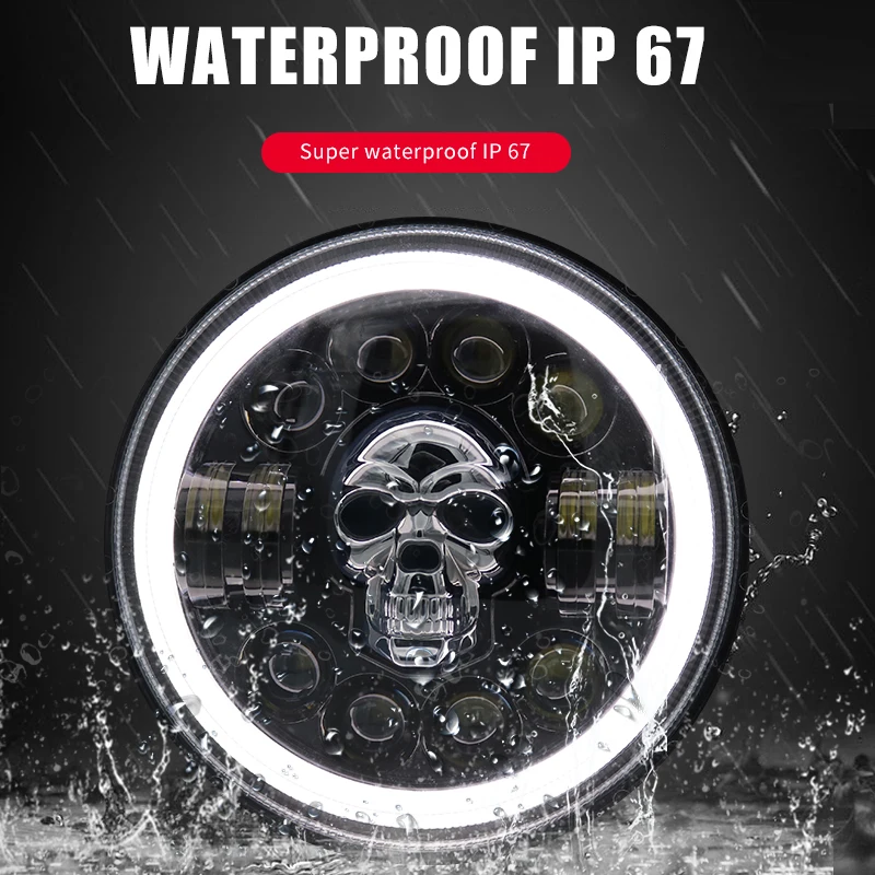 Super supplier motorcycle led lights kit motorcycle parts China front light