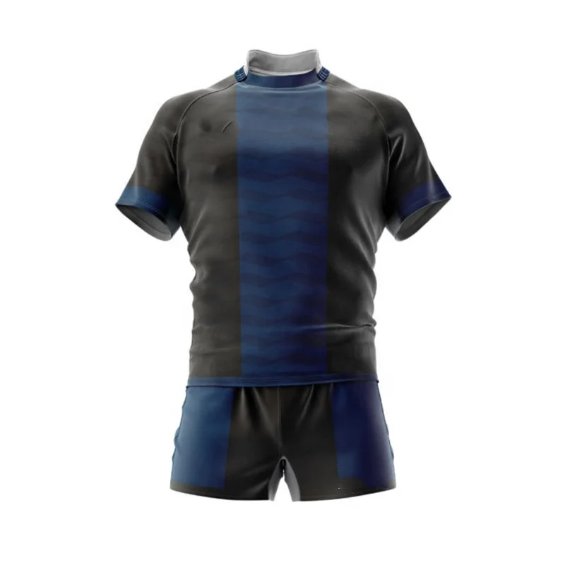 High Weight Wholesale Custom Made Sports Team Wear Short Sleeve Streetwear Rugby Jersey Men Sports Polo Rugby Uniform