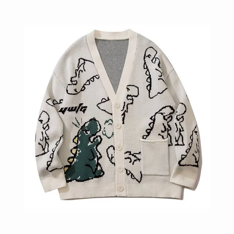 Custom OEM  Long Sleeve knit cardigan sweaters V neck clothes women fashion cotton oversized custom jacquard knitted cardigan