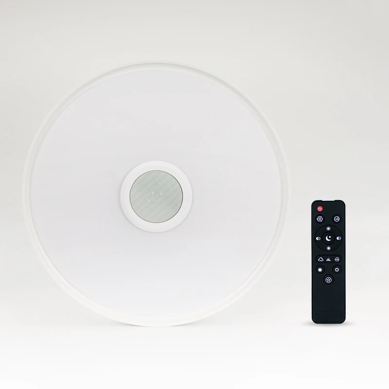 220V Tuya Smart Ceiling Light Modern White Iron Body Home Smart Lamps Bluetooth Sound Play CCT Bedroom Living Room DIY Features