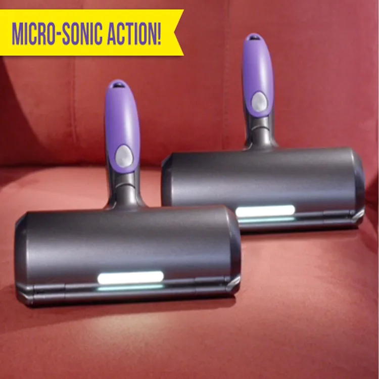 Factory Reusable Dog Hair Removal Roller for Furniture Bed Dog Cat Self-Cleaning Fur LED Pet Fur Remover