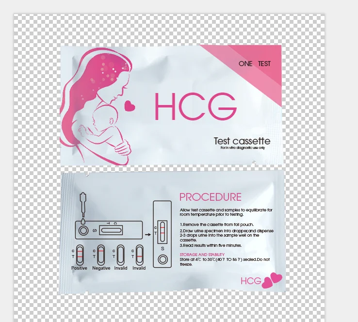 Medical HCG Pregnancy Test Rapid Home Pregnancy Test Kit Diagnostic One Step Rapid Pregnancy Test