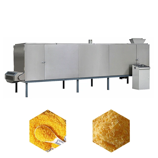 Sale stainless bread crumb making machines production line high efficiency fully automatic breadcrumbs machine