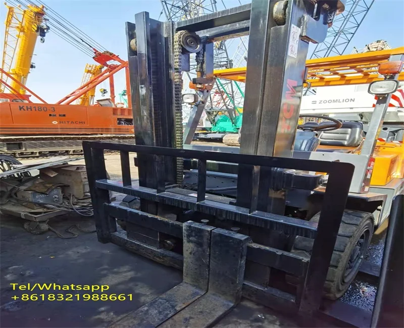 Used TCM FD50 Forklift 5 Ton LPG Forklift