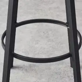 Vintage brown rustic high back bar stool chair wooden high bar chair for bar table restaurant chair