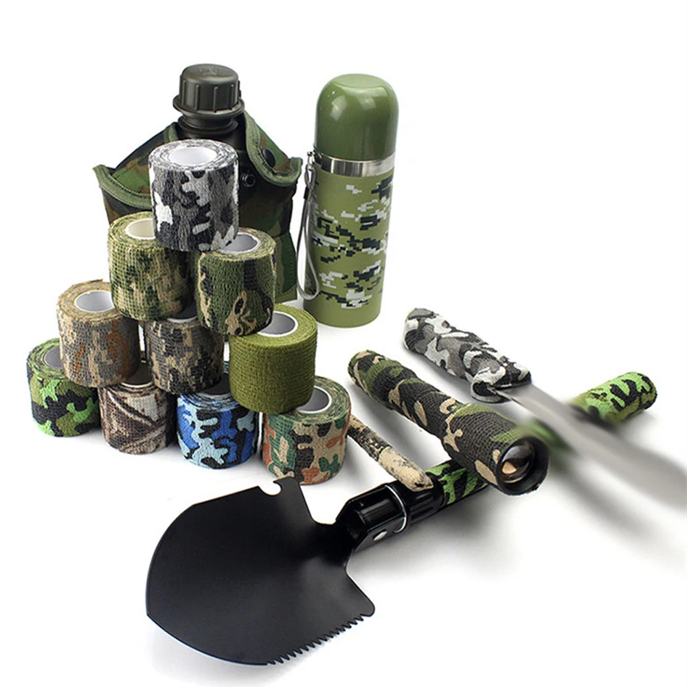 1 pcs Printed Sports Knee Protector 4.5m Medical Therapy Elastic Bandage Colorful Self Adhesive Wrap Tape for Finger Joint Pet