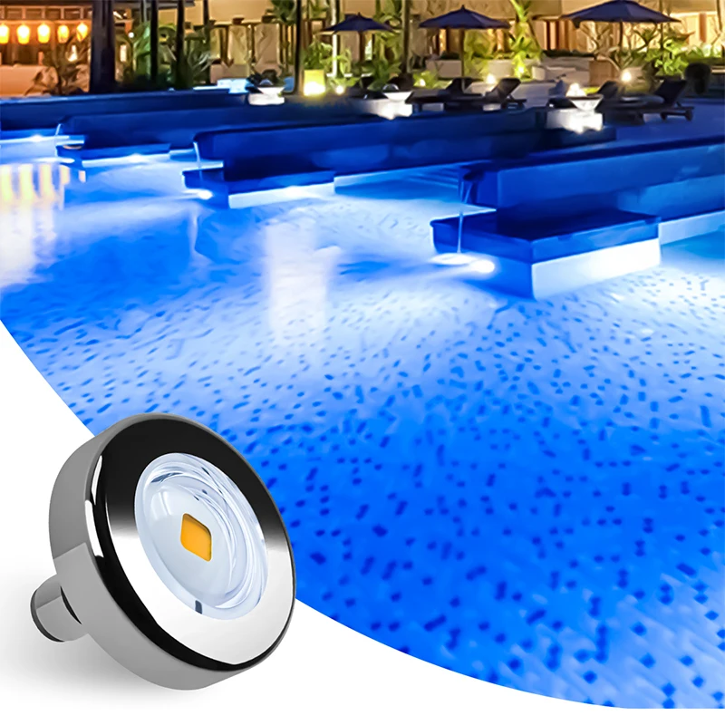Refined IP68 316L Stainless Steel Led Reflector Para Piscina 12W High Brightness Pool Light