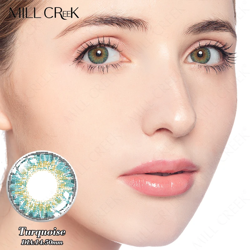 Mill Creek yearly disposable color contact lens big eyes lens candy anime colored contact lenses