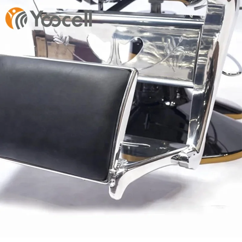  Роскошная антикварная мебель Yoocell для салона красоты качественное парикмахерское кресло из нержавеющей стали регулируемой высоты откидная