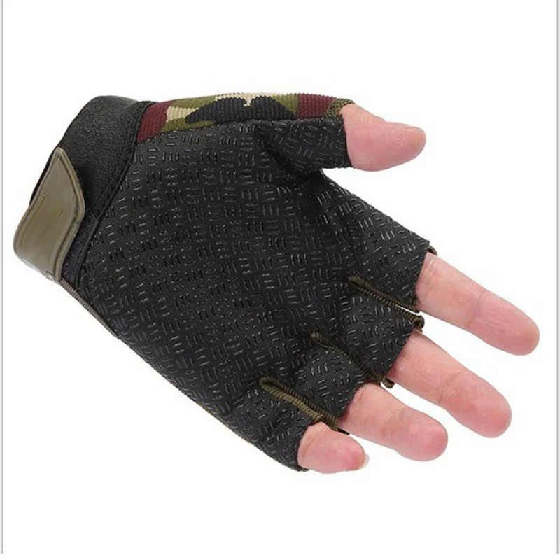 Half Finger Breathable Training Motorcycle Field CS Tactical Gloves