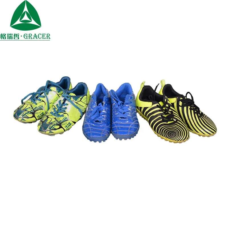 Guangzhou Shoes Suppliers Credential Original Used Soccer Shoes Bales UK