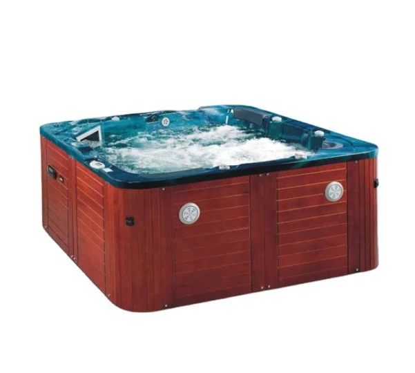 Europe US Balboa Control Jets Whirlpool 5-6 Person Outdoor Spa Hot Tub Massage Hydro Spa Pool