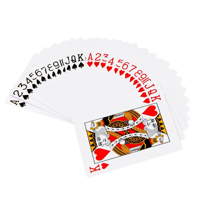 Waterproof Poker Card Cheap Plastic Pvc Rfid Customized Playing Card No Minimum Cards Poker Custom Packaging pink gold black red