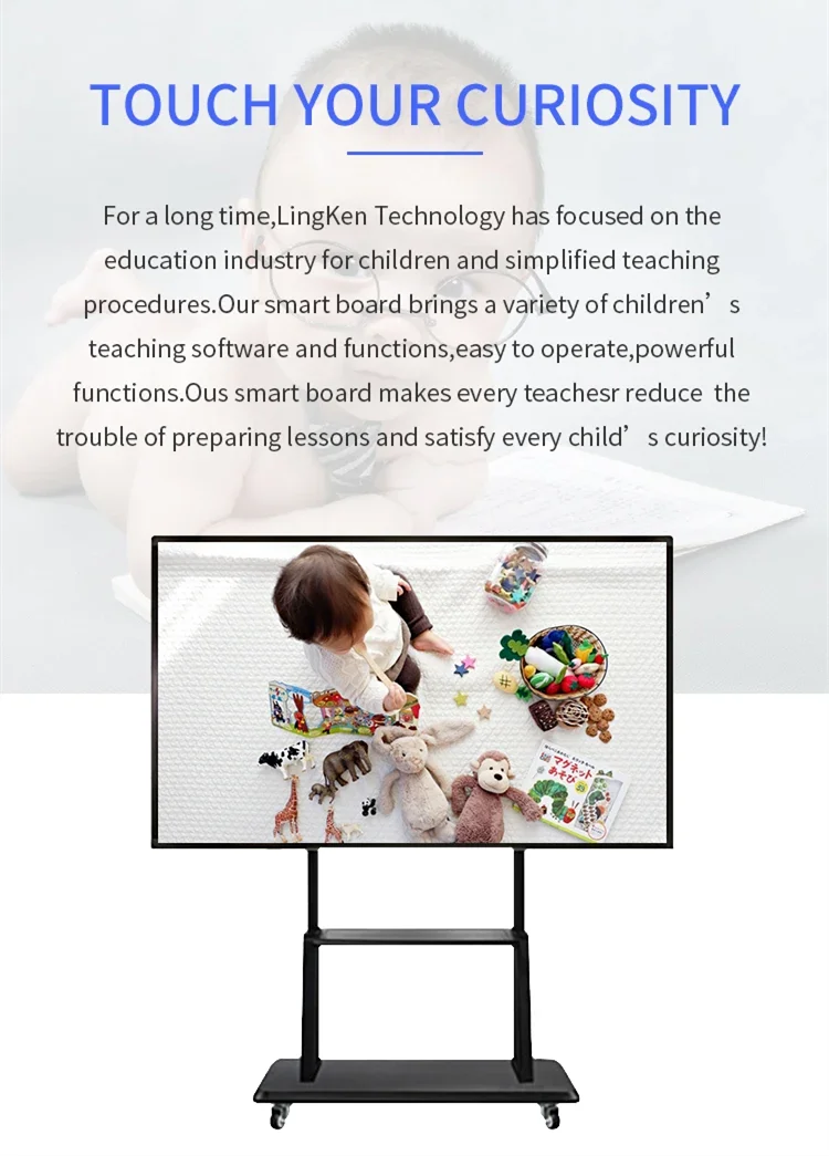 Factory Prices Android 13 Digital Whiteboard Smart Board Conference Interactive Whiteboard