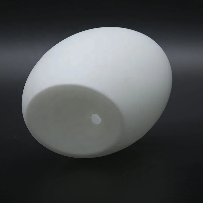 Handmade Luxury Blown Opal Glass Light Fixture Modern Rustic Chinese Style Replacement Shade for Bathroom and Room Dome Lamp