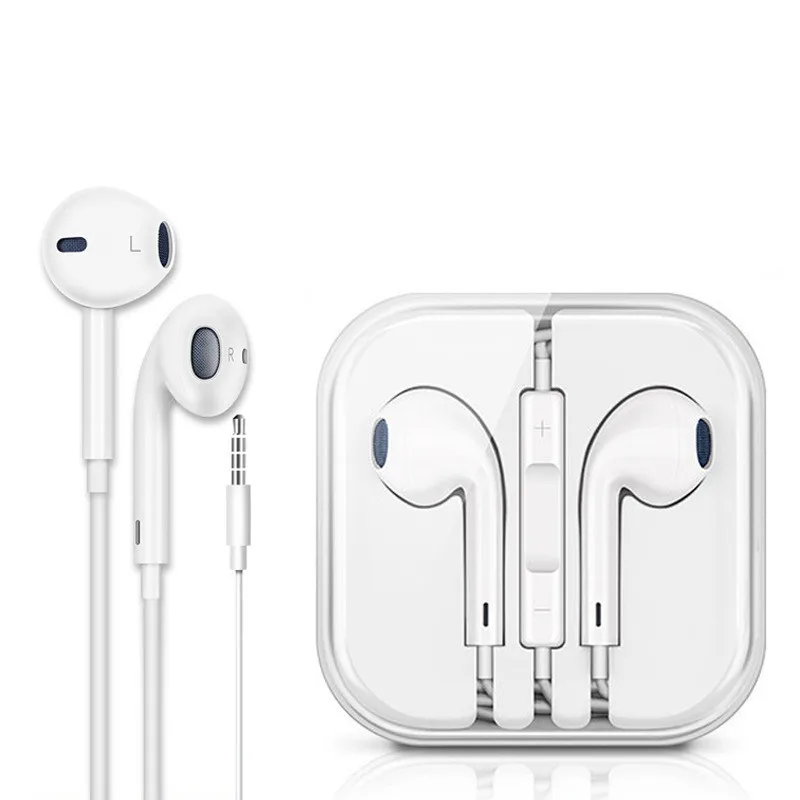 Mobile phone 3.5mm jack wired earphone earpod hand free earbuds Auriculares headset for iphone 5 6 7 11 12 13 for apple earphone