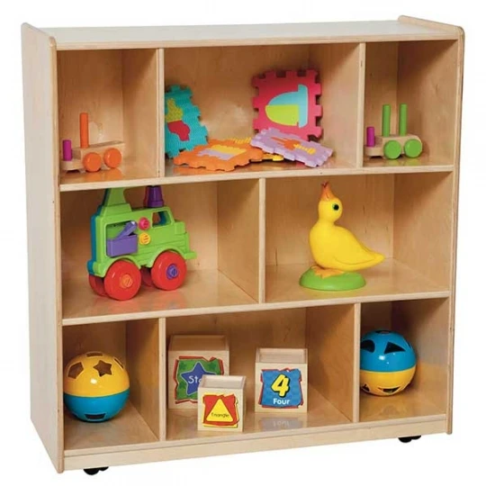 Wood Storage Cabinet For Preschool Kids Under 7 Years Wood School Furniture For Nursery Baby