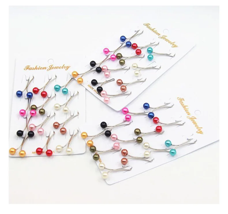 2021 Women U needle pearl scarf clip Muslim style accessories scarf clip accessories wholesale