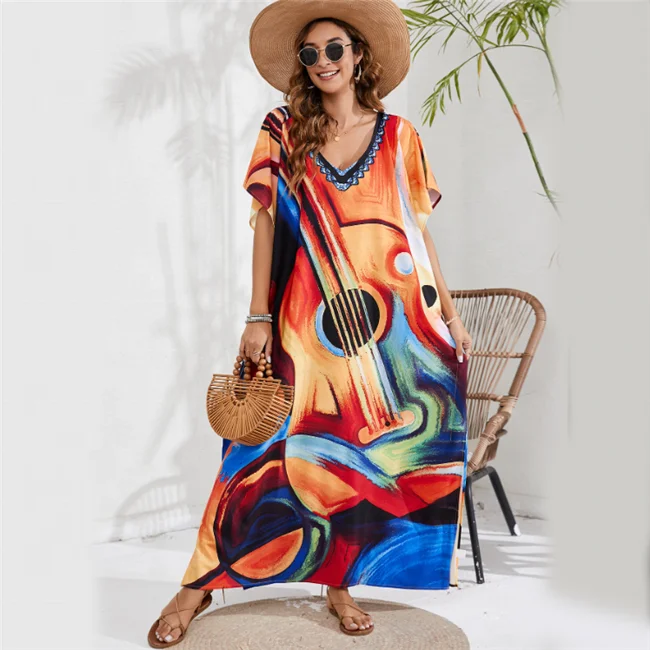 2024 Summer Latest 38 Patterns Design Tie DYE Pareo Beach Cover Up Dress Fashion Sarong Bikini Swimwear For Women Support OEM