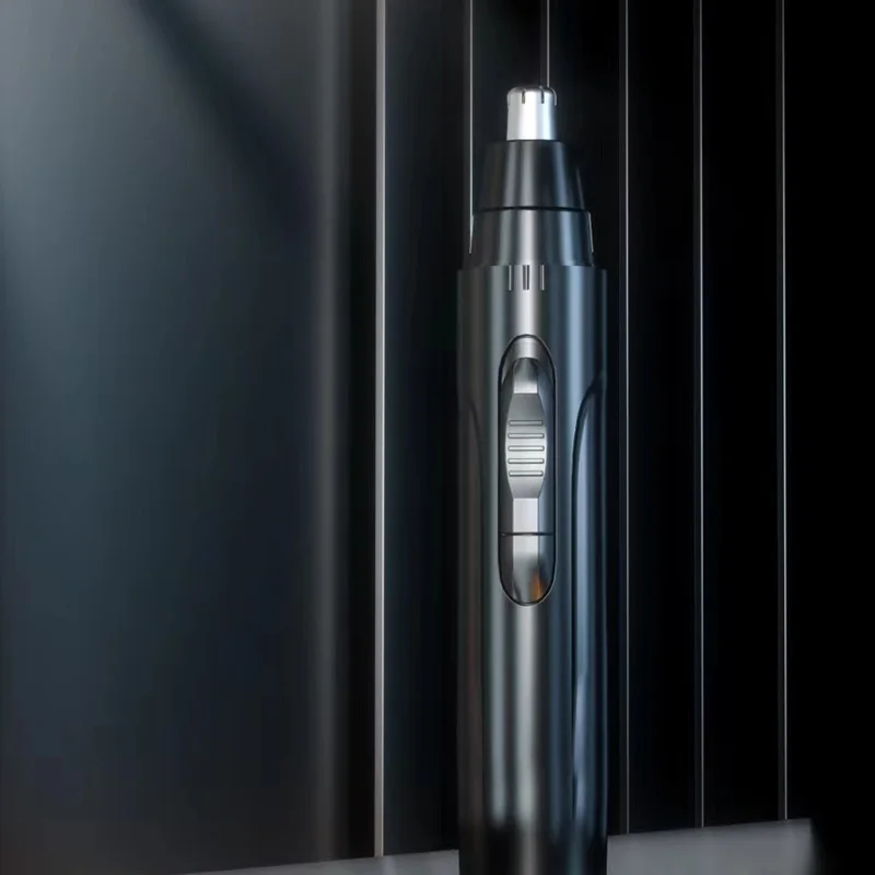 Водонепроницаемый триммер для удаления волос в носу, электрический триммер с питанием от батареи для ушей, лица, бровей, носа