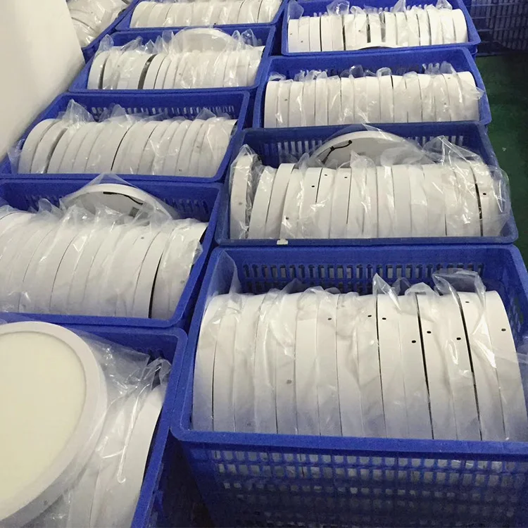 Anern  High lumen panel light 12W 18W 24w 36w 48w LED ceiling recessed round led panel light